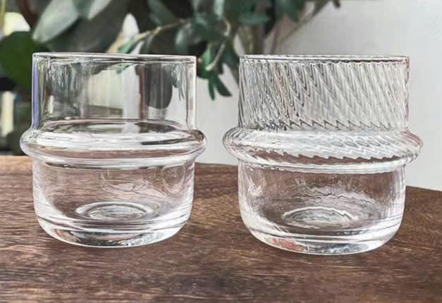 Pressoco Diamond Double Glass Cup, 300ml 11