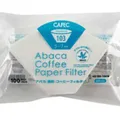 Cafec Abaca trapezoid paper filter 103 (white) 2