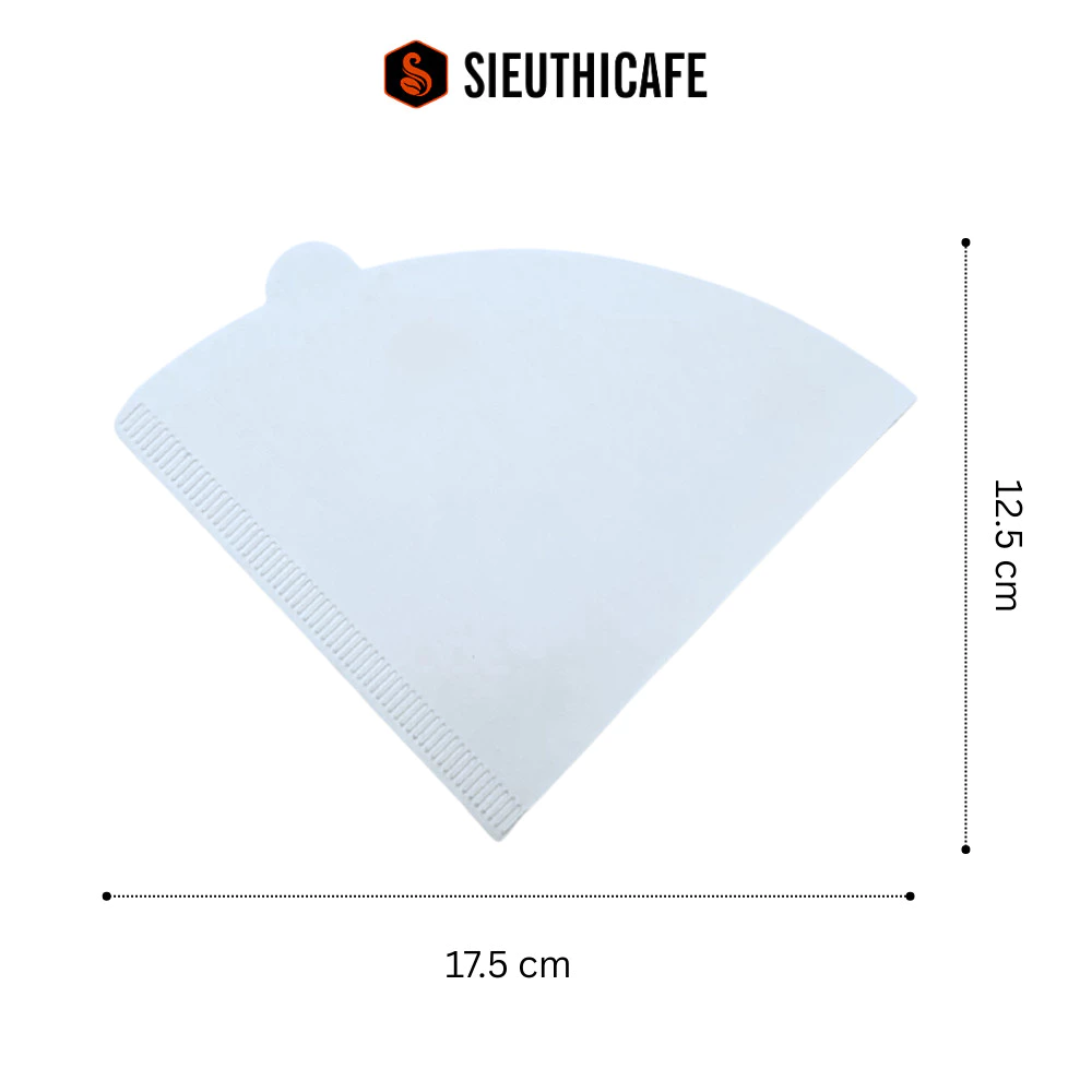 Pressoo Paper Filter Coffee V60-40 tờ 8