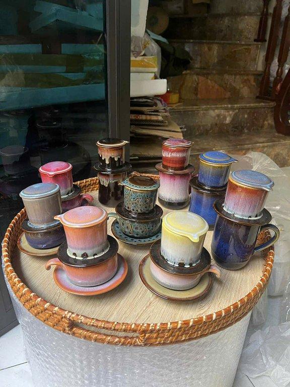 Bộ Phin Vietnam Gốm Bát Tràng - Nhiều màu