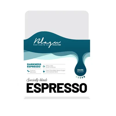 BLAGU Roasted Bean Espresso - Darkness Espresso - 250g