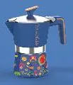 Coffee Maker Polished Alu.1 CUP- Frida Kahlo- Assorted Colours (Blue) 1