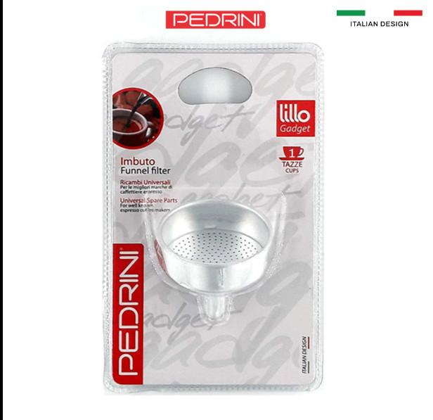 Combo 2 x PEDRINI Replacement Funnel Kaffettiera Coffee Maker 1 Cup