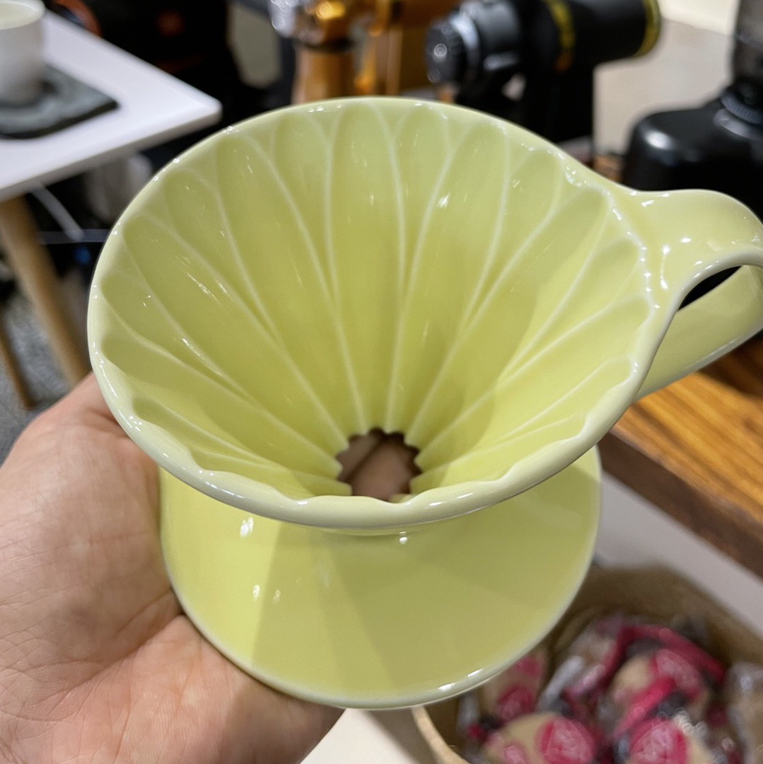 Phễu Cafec Sanyo Dripper 01 Vàng CFD -01Y