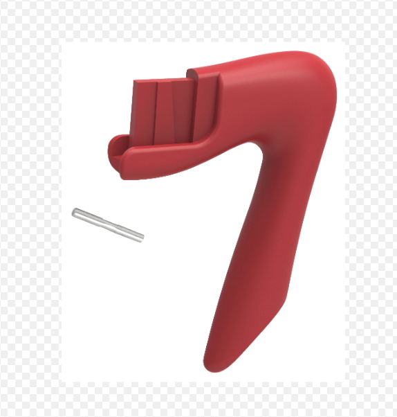 Combo 2 x PEDRINI Replacement Handle Kaffettiera Coffee Maker 2 Cups - Red