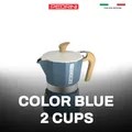 PEDRINI MyMoka Color Coffee Maker 2 Cups - Vintage Blue 1