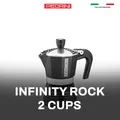 PEDRINI Infinity Rock Coffee Maker 2 Cups - Black 4