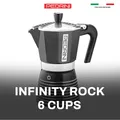 PEDRINI Infinity Rock Coffee Maker 6 Cups - Black 2