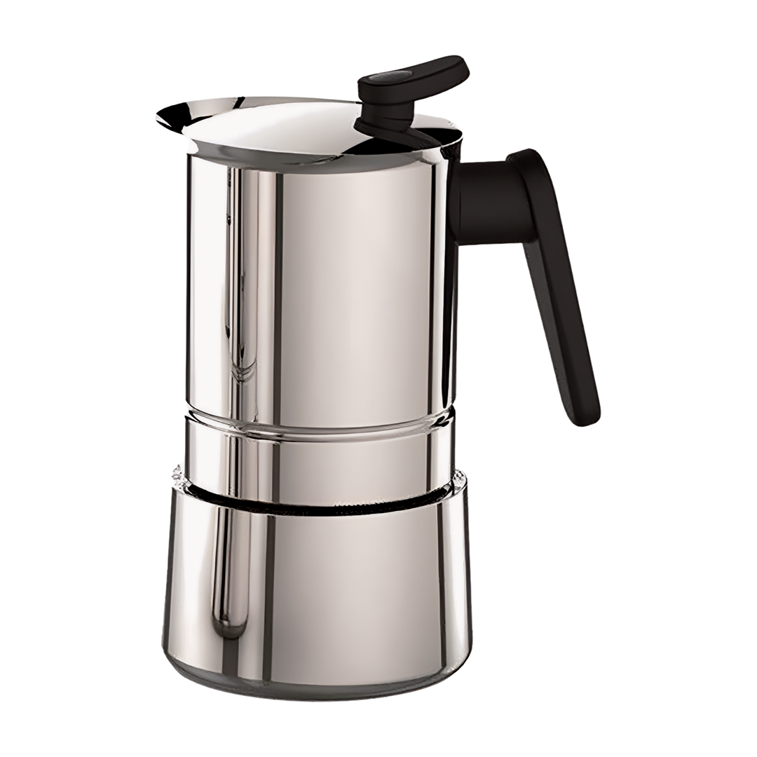 PEDRINI Coffee Marker 4 cups S.Steel - Màu Silvery