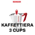 PEDRINI Kaffettiera Coffee Maker 3 Cups - Red 1