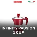 PEDRINI Infinity Passion Coffee Maker 1 Cup - Red 2