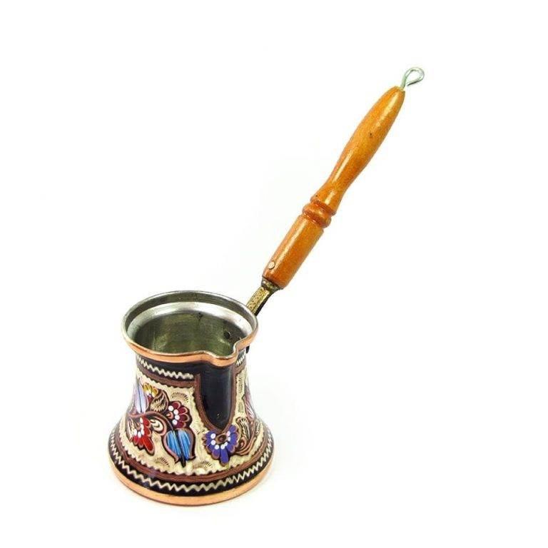 Bình Pha Cà Phê Kiểu Thổ Nhĩ Kỳ Turkish Pot Artisan Decorated 100ml (2-4 Ly)