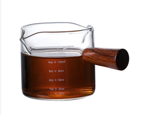 Pressoco Measuring cup Glass, Wood handle, 150ml 14
