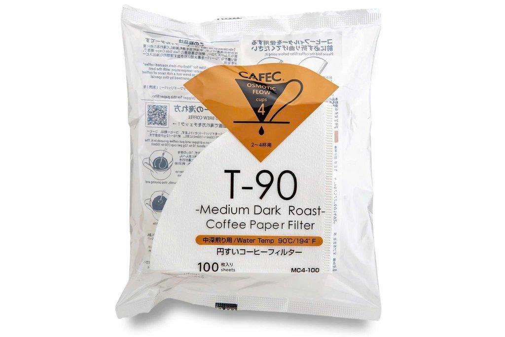 Cafec Filter MC4 V60-02 100 White MD T90