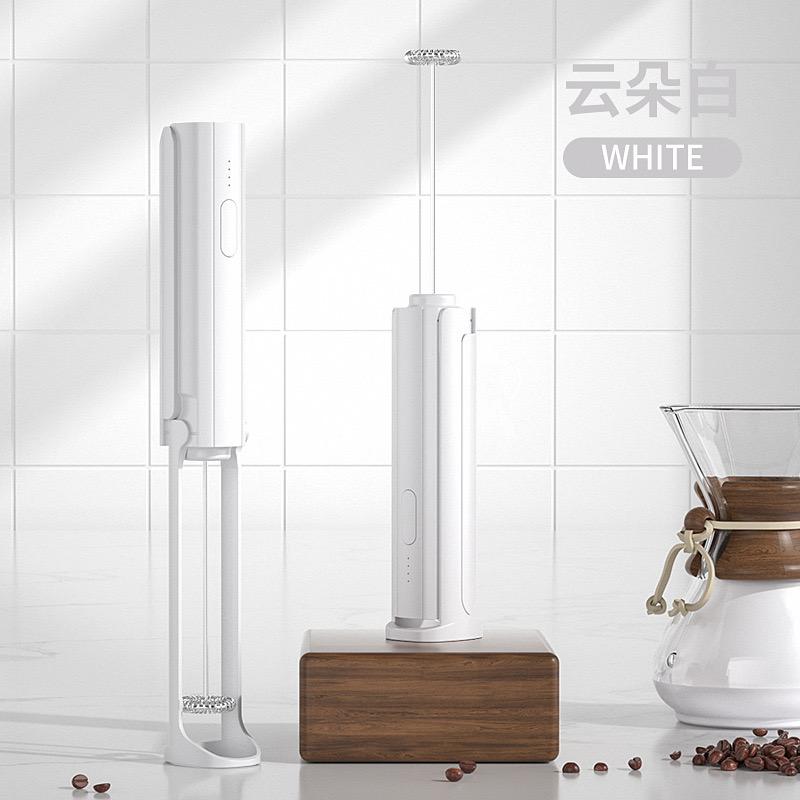 Pressoco Electric milk frother USB, White 6