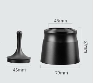 Pressoco - Dosing Cup Aluminum Alloy Holder 58mm/EK43 - Black 4
