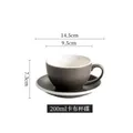 Pressoco Ceramic Capuccino Cup - Granite - 200ml 6