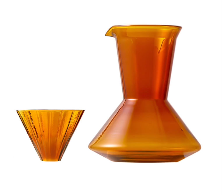 Pressoco Set Glass Pour Over - Amber (Drip Pot + Dripper) 9