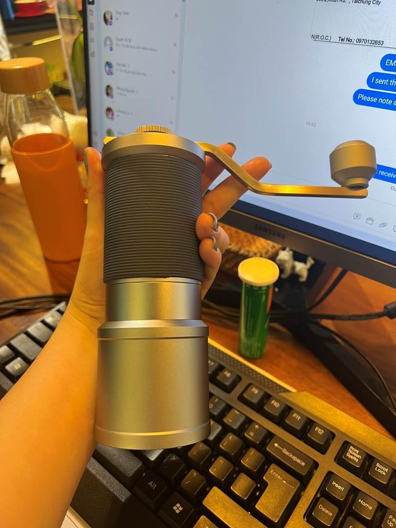 Pressoco Top adjustment manual coffee grinder