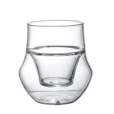 Pressoco Double Glass Cup Hexagon x100ml