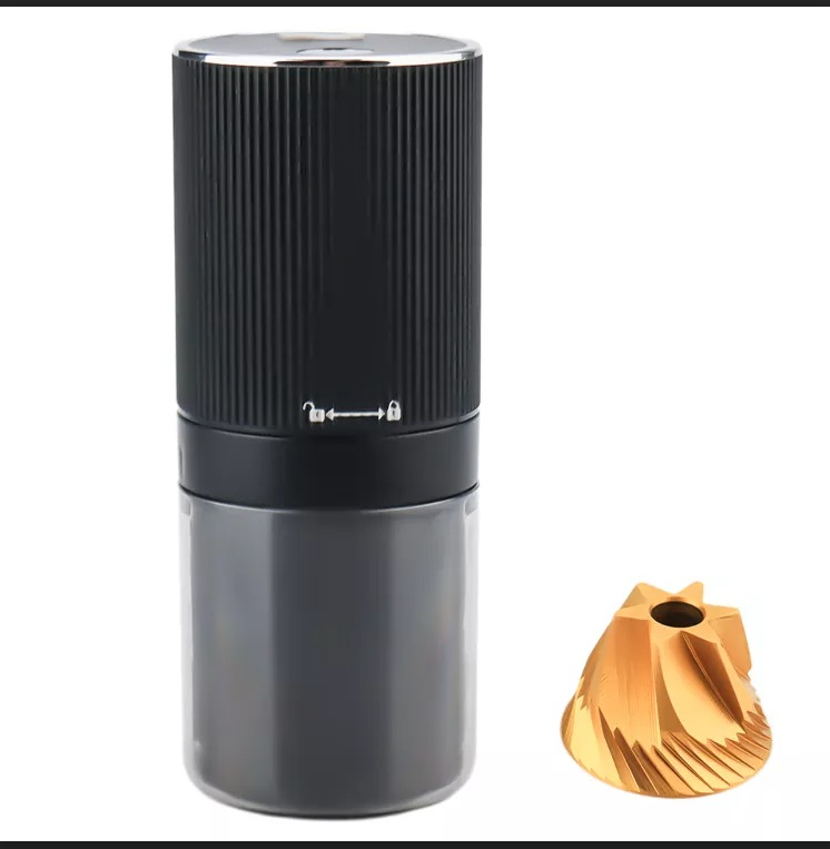 PRESSOCO Portable Electric grinder - Gen Z 38mm | USB Rechargeable -Black 47