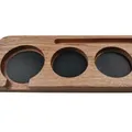 Khay gỗ đựng tamper, OCD, tay pha cà phê Pressoco - Size 58mm - Wood Natural 4