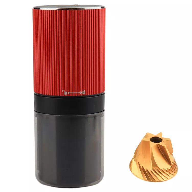 PRESSOCO Portable Electric grinder - Gen Z 38mm | USB Rechargeable - Red 14