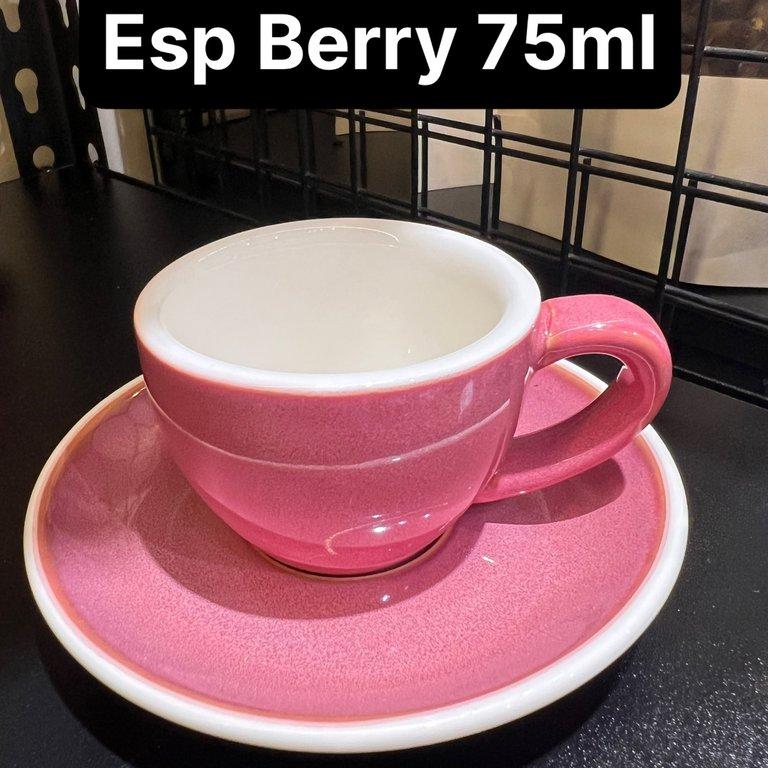 Pressoco Ceramic Espresso Cup - Berry - 75ml 5