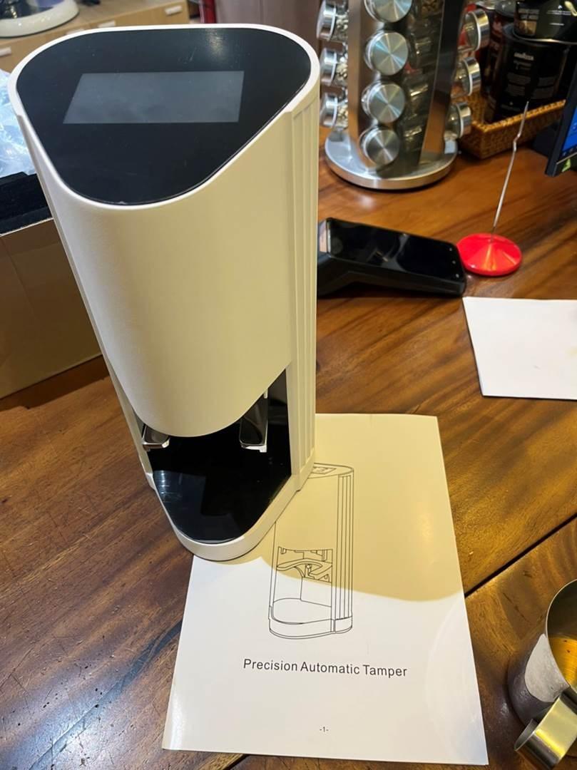 Pressoco auto coffee tamper - matte white