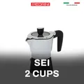 PEDRINI Sei Moka plus Coffee Maker 2 Cups - Painted aluminium 1