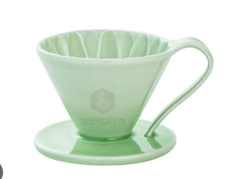 Phễu Cafec Sanyo Dripper Xanh CFD-4GR (Xanh)