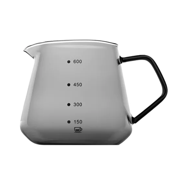 Pressoco Server Obsidian 600ml Smoke Glass (W.Lip)