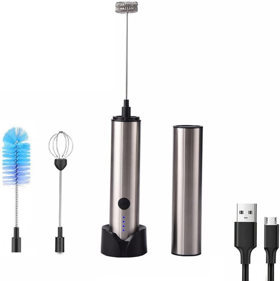 Pressoco - Máy đánh sữa đa năng cầm tay [USB] - Silver 2