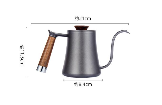 Pressoco Kettle 304 Stainless Steel Pour Over 600ml - Gray 12