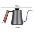 Pressoco Kettle 304 Stainless Steel Pour Over 600ml - Gray 12