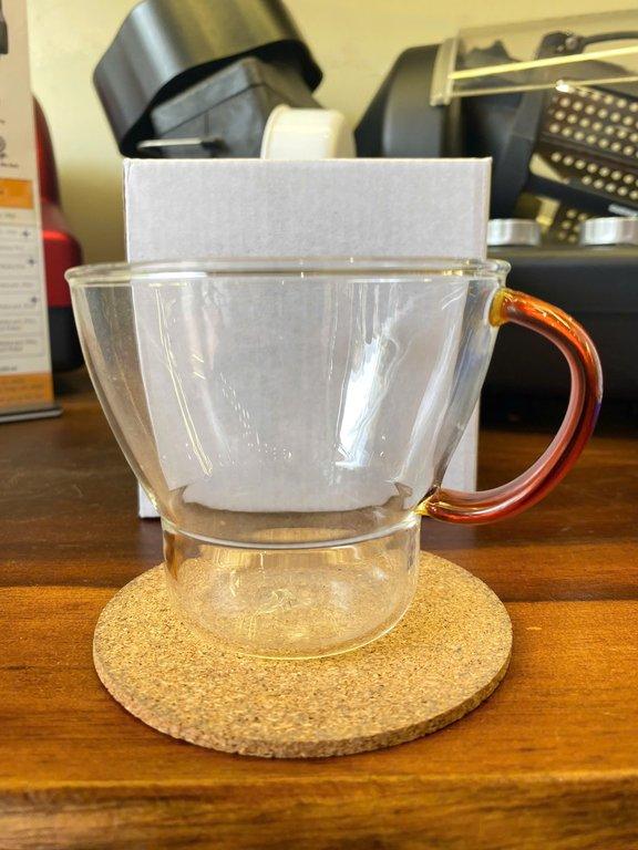 Tách thủy tinh Pressoco, dòng Ayaka 200ml - Màu hỗ phách 7