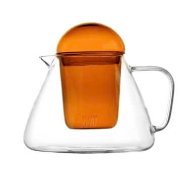 Ấm trà thủy tinh Pressoco, dòng Ayaka 1500ml - Màu hỗ phách 8