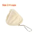 Pressoco Cloth Filter with stainless Steel Handle - Size 2-4 cups 1