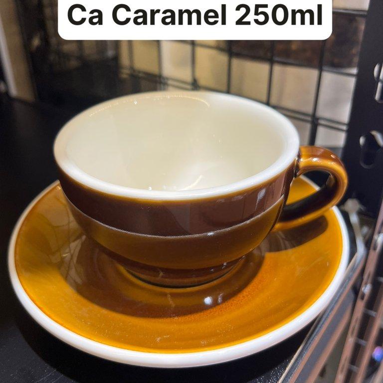 Pressoco Ceramic Coffee Cup - Ca Caramel - 250ml 3