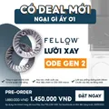 Fellow ODE Gen 2 Black + Lưỡi SSP MP 64mm 16