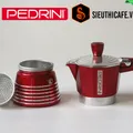 PEDRINI Infinity Passion Coffee Maker 2 Cups - Red 9