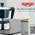 Ấm pha cà phê PEDRINI Kaffettiera 3 Cups - Đỏ