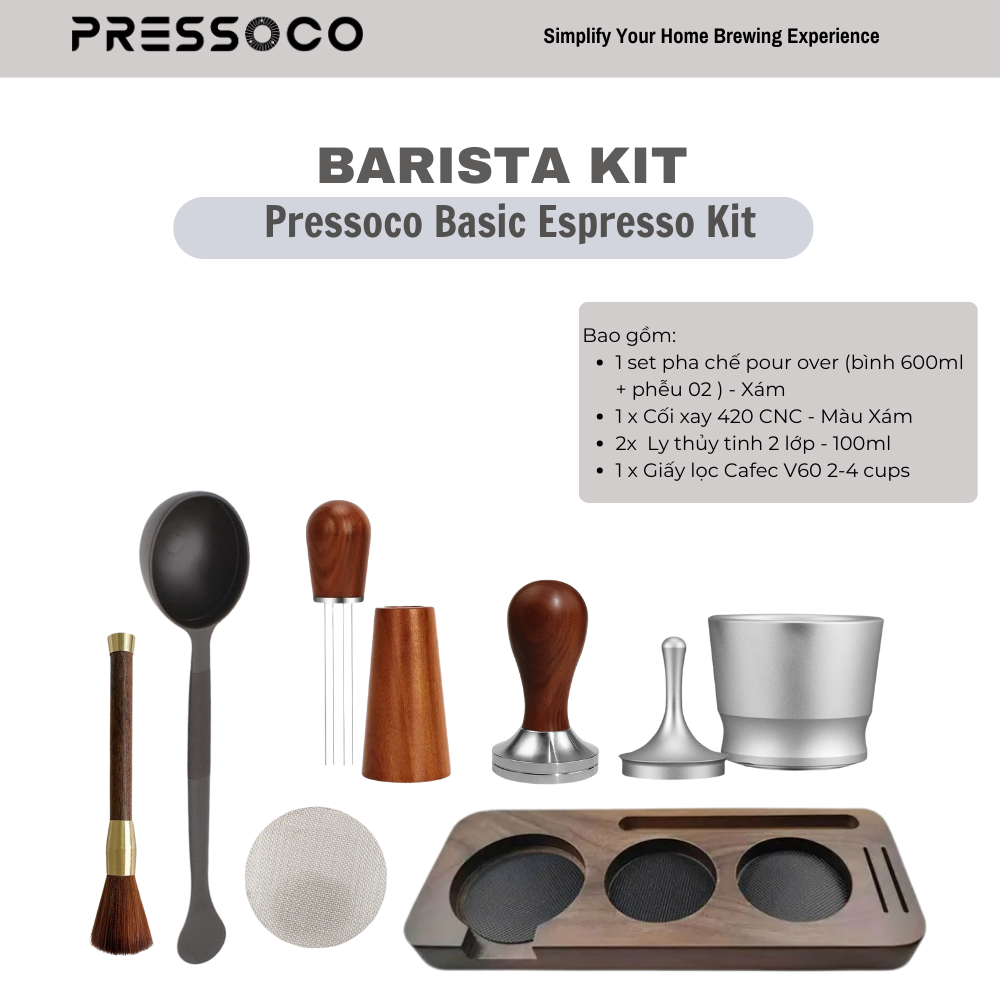 Barista Kit | PRESSOCO Basic Espresso Kit