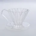 Phễu pha cà phê Sanyo Cafec V60 Dripper Flower - Màu Vàng - Size 02 7