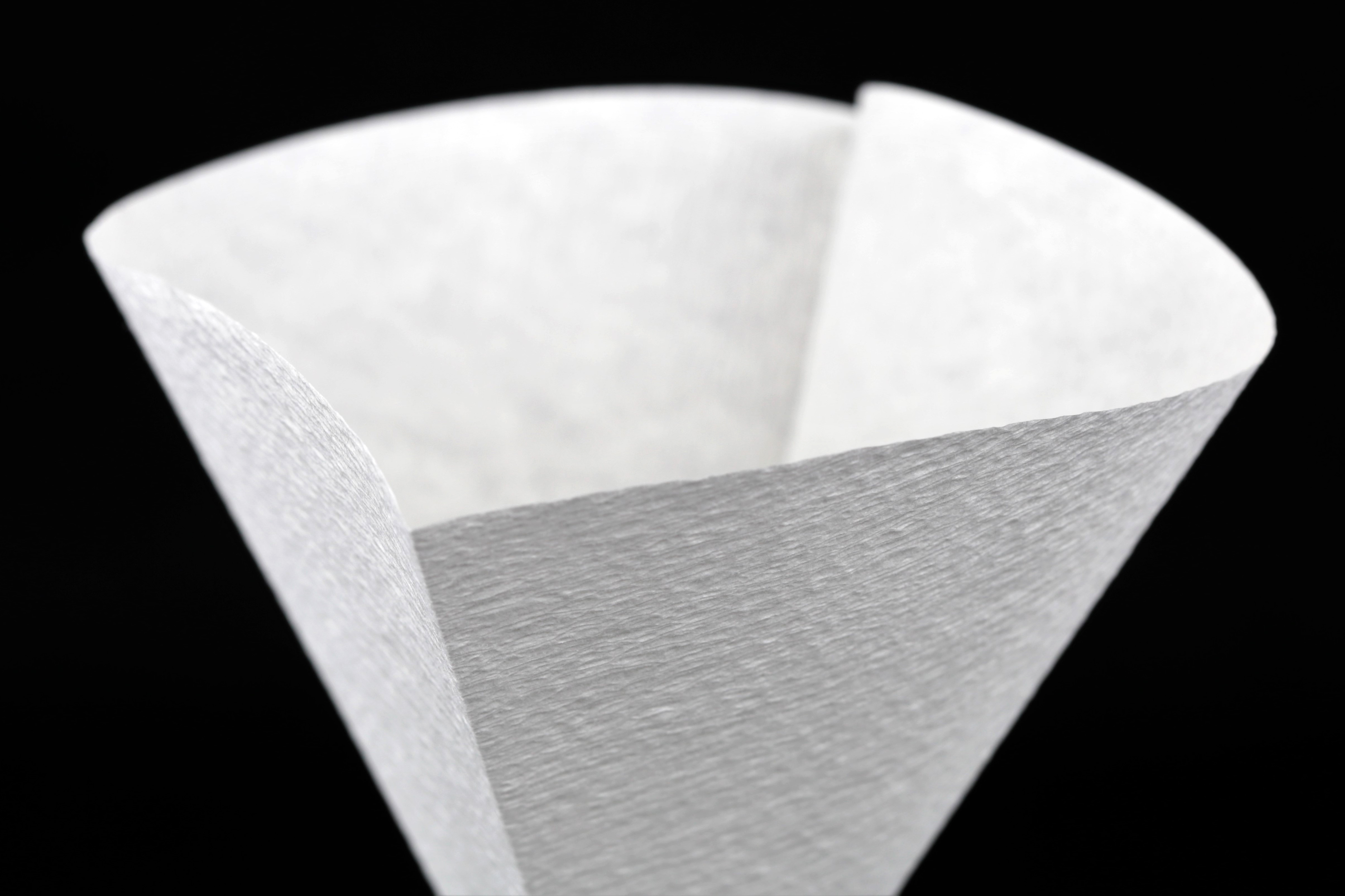 Cafec Paper Filter LC4-100W - Cone V60-02 Cup-4 100-Sheets - White - Light Roast