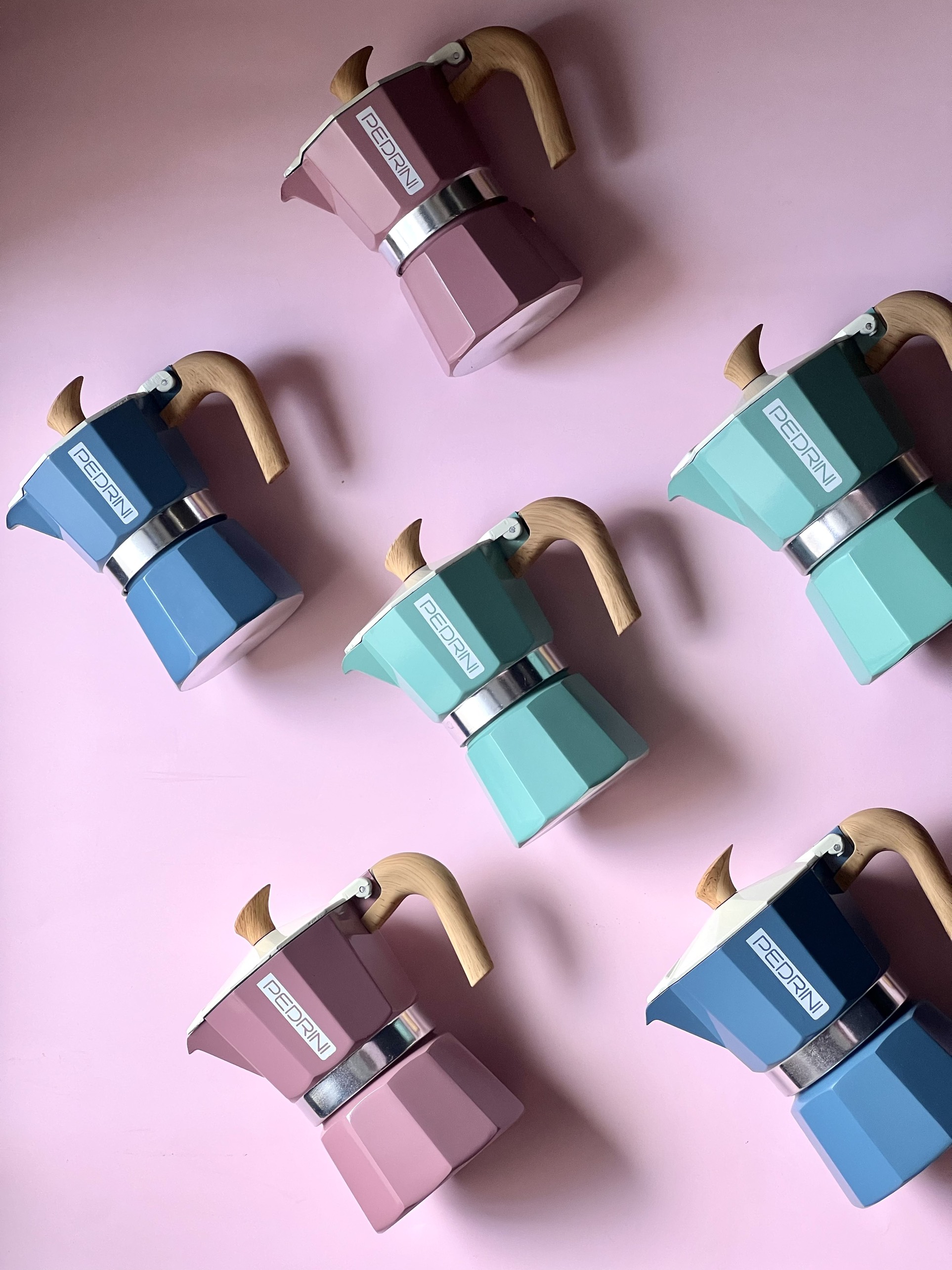 PEDRINI Replacement 3 Gaskets & 1 Filter Kaffettiera Coffee Maker 6 Cups 4