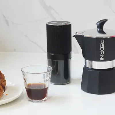 PEDRINI Aroma Ấm Pha Cà Phê 6 Tách - Đen