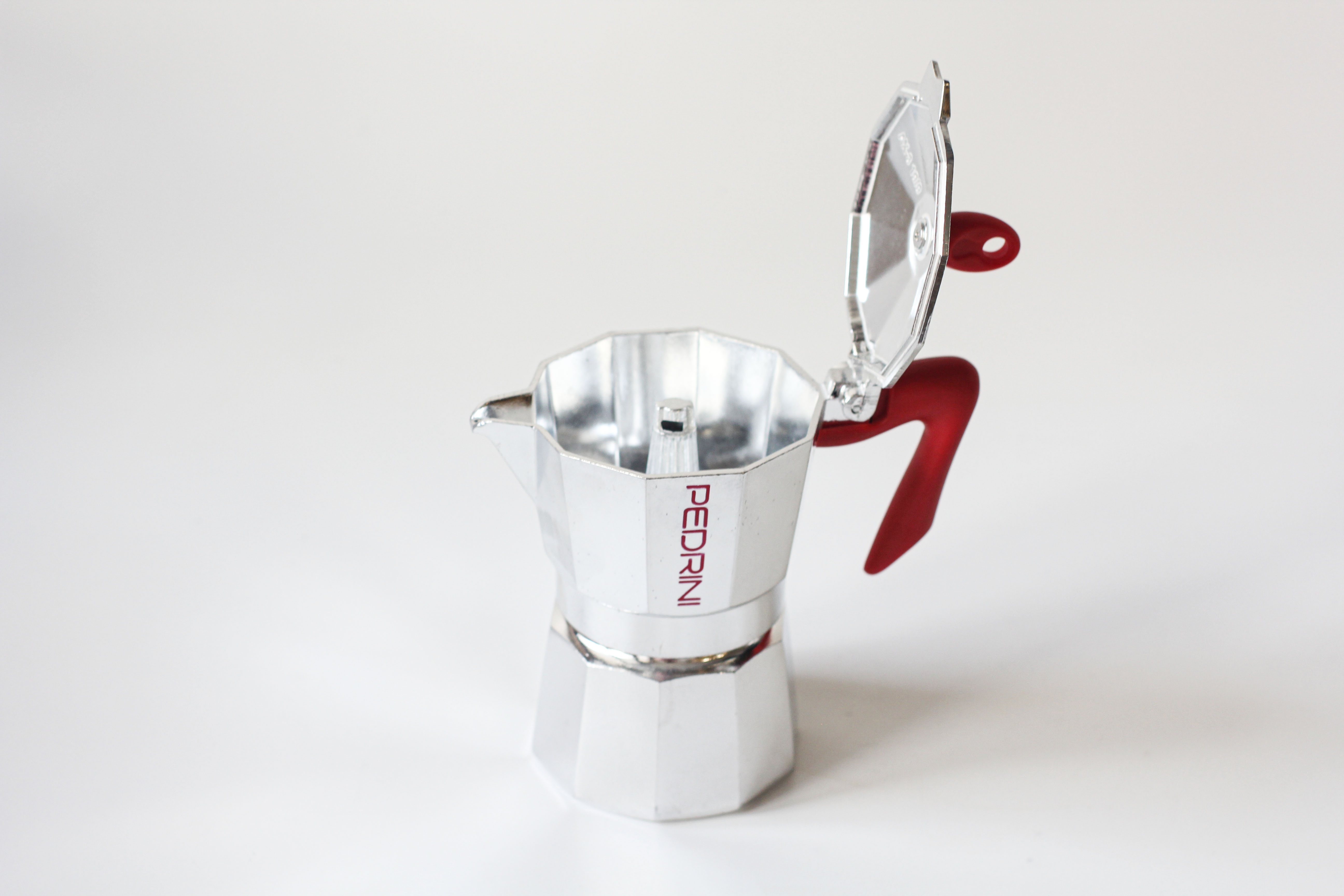 PEDRINI Kaffettiera Coffee Maker 6 Cups - Red 2