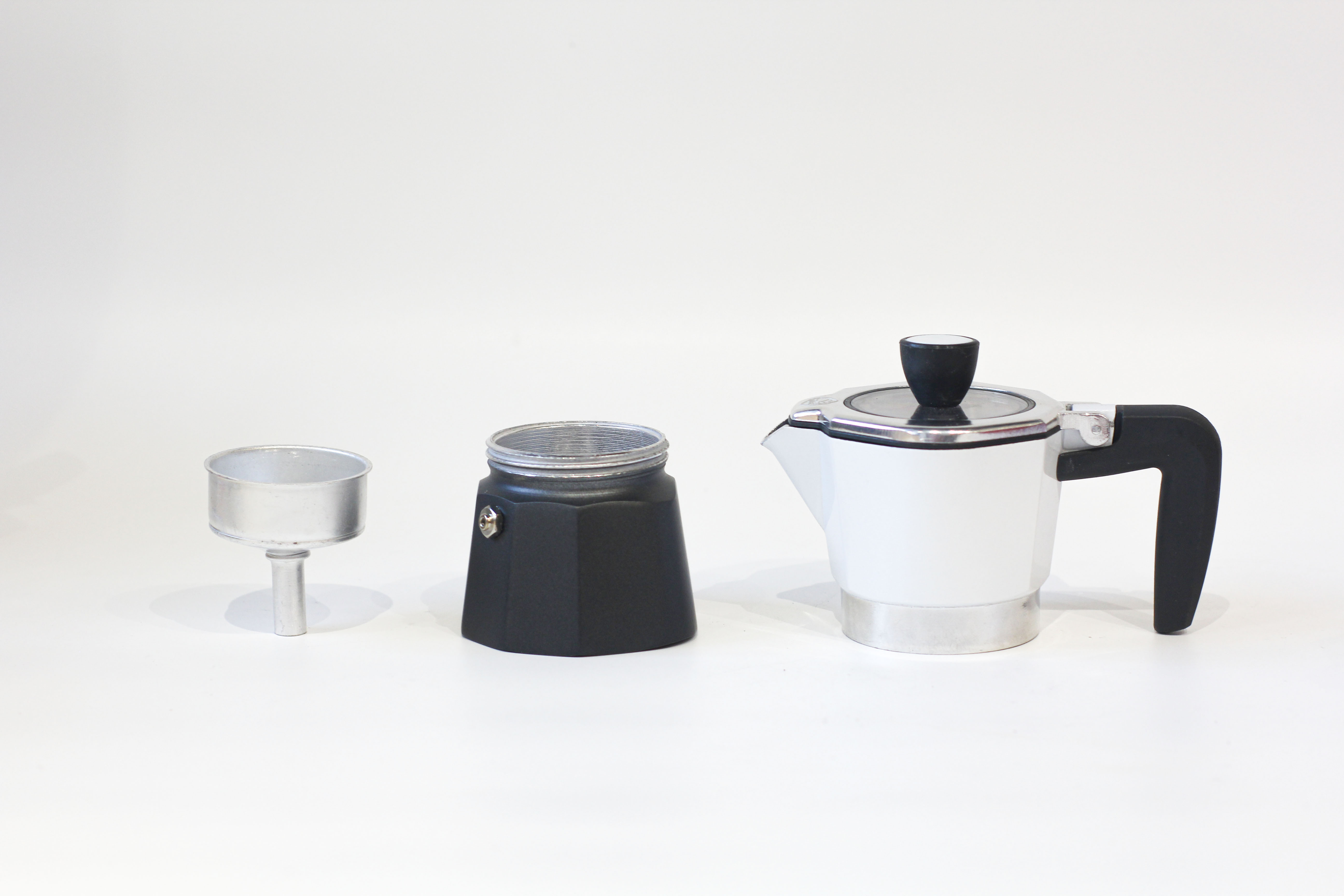 PEDRINI Replacement 3 Gaskets & 1 Filter Kaffettiera Coffee Maker 3 Cups 3