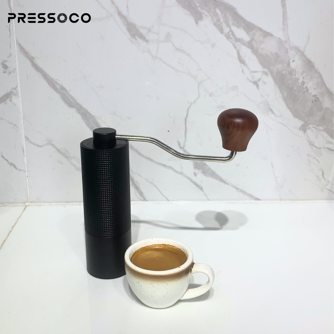 Pressoco Hand Grinder 420CNC Silver - Lưỡi xay 5 cạnh 5